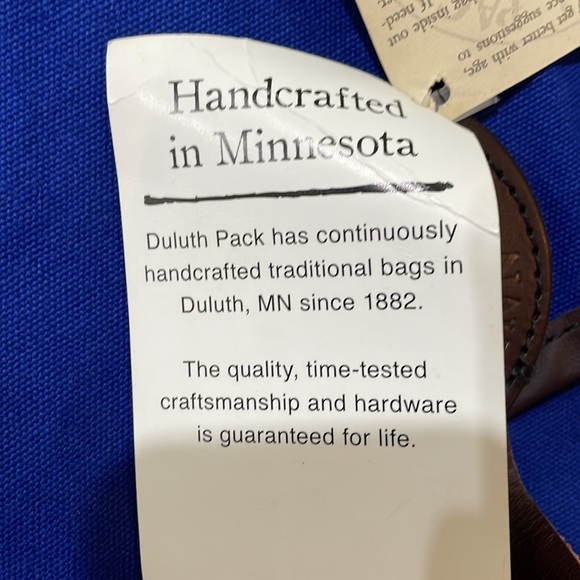 Duluth Pack Haversack with leather strap NWT - Picture 5 of 10